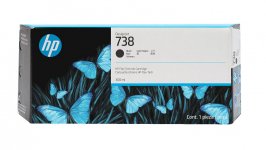 Картридж струйный HP 738 (498N8A), черный, оригинальный, объем 300 мл для HP