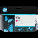 Картридж струйный HP 738 (498N6A), пурпурный, оригинальный, объем 130 мл для HP DJ T850/DJ T950
