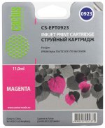 Картридж струйный Cactus CS-EPT0923 (C13T10834A10), пурпурный, совместимый, 11 мл, для Epson Stylus C91 / CX4300 / T26 / T27 / TX106 / TX109 / TX117 / TX119