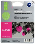 Картридж струйный Cactus CS-EPT1283 (C13T12834010), пурпурный, совместимый, 7 мл, для Epson Stylus S22 / S125 / SX420 / SX425 / Office BX305