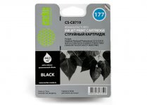 Картридж струйный Cactus CS-C8719 (177XL), черный, совместимый, 38 мл, для HP C7183 / C5183 / C6283 / C7283 / C8183 / D7163 / D7263 / D7363 / D7463 / C6183 / 3213 / 3313 / 8250 / 8253