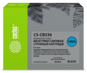Картридж струйный Cactus CS-CB336 (140XL), черный, совместимый, 1300 страниц, для HP C4343