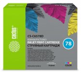 Картридж струйный Cactus CS-C6578D (78), цветной, совместимый, 560 страниц, для HP DJ 1180c / 1220c / 1220c/PS / 1280 / 920c / 9300 / 930c / 950c / 970cxi, OJ G85 / K80 / V40, PSC 750