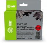 Картридж струйный Cactus CS-PG510, черный, совместимый, 15 мл, для Canon PIXMA-iP2700 / iP2702 / MP230 / MP240 / MP250 / MP252 / MP260 / MP270 / MP272 / MP280 / MP282 / MP480 / MP490 / MP492 / MP495 / MP499 / MX320 / MX330 / MX340 / MX350 / MX360 / MX410