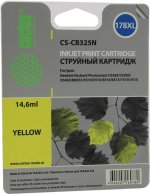 Картридж струйный Cactus CS-CB325N(CS-CB325) (178XLN), желтый, совместимый, 14.6 мл, для HP DJ 3070A, 5510 / 5515 / 6510 / 7510 / C5383 / C6383 / D5463, B8553