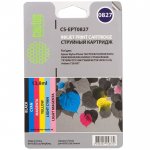 Комплект картриджей струйный Cactus CS-EPT0827 (C13T11174A10), цветной, совместимый, 13.8 мл, для Epson Stylus Photo R270 / 290 / 295 / 390 / RX590 / 610 / 690