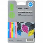 Комплект картриджей струйный Cactus CS-C8771/2/3/4/5 (177), цветной, совместимый, 11.4 мл, для HP C7183 / C5183 / C6283 / C7283 / C8183 / D7163 / D7263 / D7363 / D7463 / C6183 / 3213 / 3313 / 8250 / 8253