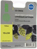 Картридж струйный Cactus CS-CN056 (933XL), желтый, совместимый, 14 мл, для HP OJ 6100 / 6600 / 6700 / 7100 WF / 7610 WF