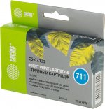 Картридж струйный Cactus CS-CZ132 (711), желтый, совместимый, 26 мл, для HP T120 610 мм / T520 A0/914 мм / T520 A1/610 мм