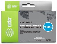 Картридж струйный Cactus CS-C2P23AE (934XL), черный, совместимый, 56.6 мл, для HP OJ Pro 6230 / 6830