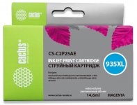 Картридж струйный Cactus CS-C2P25AE (935XL), пурпурный, совместимый, 14.6 мл, для HP OJ Pro 6830 / 6230