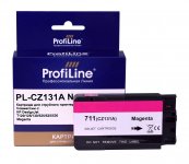 Картридж струйный ProfiLine PL_CZ131A_M (№711/CZ131A), пурпурный, совместимый, 29 мл, для HP DesignJet T120/T125/T130/T520/T525/T530