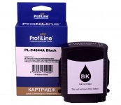 Картридж струйный ProfiLine PL_C4844A_BK (№10/C4844A), черный, совместимый, для HP 500/1100/1200/2200/2230/2250/2280/2300/2600/2800/3000/DesignJet 100/70/800/K850/815/820/Business Inkjet1000/1700/2000/2500/Officejet9100/9110