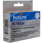 Картридж струйный ProfiLine PL-08024-C, голубой, совместимый, 220 страниц, для Epson Stylus Photo P50 / PX660 / PX720WD / PX820WD