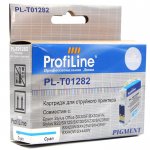 Картридж струйный ProfiLine PL-1282-C (1282), голубой, совместимый, 180 страниц, для Epson S22/SX125/SX130/SX420W/SX425W/Office BX305F/BX305FW