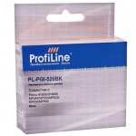 Картридж струйный ProfiLine PL-PGI-520BK (PGI-520BK), черный, совместимый, 350 страниц, для Canon Ip3600/IP4600/MP540/MP550/MP620/MP630/MP980