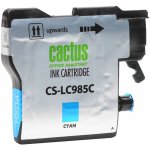Картридж струйный Cactus CS-LC985C (LC985C), голубой, совместимый, 260 страниц, 15 мл, для Brother DCP-J125, DCP-J140W, DCP-J315W, DCP-J515W, MFC-J220, MFC-J265W, MFC-J410, MFC-J415W