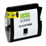 Картридж струйный Cactus CS-LC970BK (LC970BK), черный, совместимый, 350 страниц, 22.6 мл, для Brother DCP-135C, DCP-150C, MFC-235C, MFC-260C