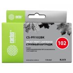 Картридж струйный Cactus CS-PFI102BK (PFI-102BK/0895B001), черный, совместимый, 130 мл, для Canon iPF500/iPF600/iPF700/ MFP M40/iPF765/LP17/LP24 series