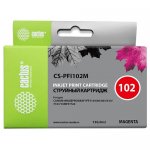 Картридж струйный Cactus CS-PFI102M (PFI-102M/0897B001), пурпурный, совместимый, 130 мл, для Canon iPF500/iPF600/iPF700/ MFP M40/iPF765/LP17/LP24 series