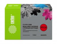 Картридж струйный Cactus CS-PFI120M (PFI-120M/2887C001), пурпурный, совместимый, 130 мл, для Canon imagePROGRAF TM-200/TM-205/TM-300/TM-305