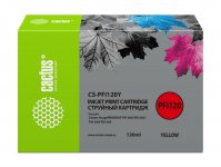 Картридж струйный Cactus CS-PFI120Y (PFI-120Y/2888C001), желтый, совместимый, 130 мл, для Canon imagePROGRAF TM-200/TM-205/TM-300/TM-305