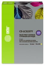 Картридж струйный Cactus CS-LC3237Y (LC3237Y), желтый, совместимый, 18.4 мл, для Brother HL-J6000DW, HL-J6100DW, MFC-J5945DW, MFC-J6945DW, MFC-J6947DW