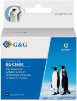 Картридж струйный G&G GG-C565A (82/CH565A), черный, совместимый, 72 мл, для HP DJ 510