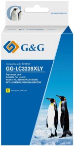 Картридж струйный G&G GG-LC3239XLY (LC3239XLY), желтый, совместимый, 52 мл, для Brother HL-J6000DW/J6100DW