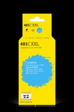 Картридж струйный T2 IC-CCLI-481C XXL (CLI-481XXL C/1990C001), голубой, совместимый, 11.7 мл, для Canon PIXMA TR7540/TR8540/TS6140/TS6240/TS6340/TS704/TS8140/TS8240/TS8340/TS9140/TS9540/TS9541C