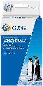 Картридж струйный G&G GG-LC3239XLC (LC3239XLC), голубой, совместимый, 52 мл, для Brother Brother HL-J6000DW/J6100DW