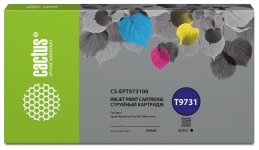Картридж струйный Cactus CS-EPT973100 (T9731/C13T973100), черный, совместимый, 540 мл, для Epson WorkForce WF-C869RD3TWFC/WF-C869RDTWF