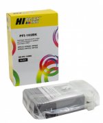 Картридж струйный Hi-Black HB-PFI-102Bk (PFI-102BK/0895B001), черный, совместимый, 130 мл, для Canon IPF-510/600/710
