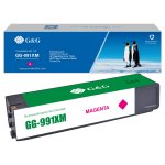 Картридж струйный G&G GG-991XM (991X/M0J94AE), пурпурный, совместимый, 16000 страниц, для HP PageWide Pro 750/772/777