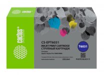 Картридж струйный Cactus CS-EPT6031 (T6031/C13T603100), фото черный, совместимый, 220 мл, для Epson Stylus PRO 7880/9880