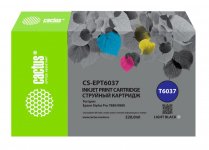 Картридж струйный Cactus CS-EPT6037 (T6037/C13T603700), серый, совместимый, 220 мл, для Epson Stylus PRO 7880/9880
