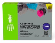 Картридж струйный Cactus CS-EPT46S5 (T46S5/C13T46S500), светло-голубой, совместимый, 30 мл, для Epson SureColor SC-P700