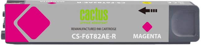 Картридж перезаправляемый струйный Cactus CS-F6T82AE-R (973XL/F6T81AE), пурпурный, совместимый, 120 мл, для HP PW P55250dw/PW P57750dw/PW Pro 452dn/PW Pro 452dw/PW Pro 477dw/PW Pro 552dw/PW Pro 577dw/PW Pro 577z