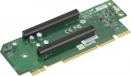 Адаптер райзер (RiserCard) Supermicro RSC-W2-66, 2PCI-Ex16, Left Slot (WIO) Passive, 2U