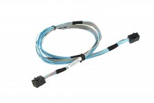 Кабель SuperMicro, SFF-8643 (mini SAS HD) - SFF-8643 (mini SAS HD), 80 см, голубой (CBL-SAST-0531)