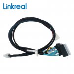 Кабель LR-Link LRSF5439, SFF-8654 (SlimLine SAS x8) - 2xSFF-8639 (U.2), аналог Broadcom 05-60005-00, 70 см (LRSF5439(8i)-0.7M)