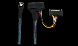 Кабель LR-Link, SFF-8654 (SlimLine SAS x4) - SFF-8639 (U.2), 70 см (LRSF5439(4i)-0.7M)