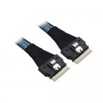 Кабель Luxshare C5454, SFF-8654 (SlimLine SAS x8) - SFF-8654 (SlimLine SAS x8), 30 см (L285SL018-SD-R)