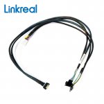 Кабель LR-Link, MCIOx8 (SFF-TA-1016) - 2xSFF-8639 (U.2), 80 см (LRMCIOSF39(8i)-0.8M)