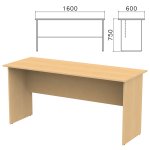 Компьютерный стол Канц, ЛДСП, бук невский (СК20.10)