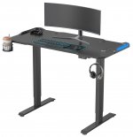 Игровой стол Cactus CS-ED-GBK, МДФ/металл, черный (CS-ED-GBK)