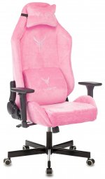 Кресло игровое Бюрократ Knight N1 Fabric, розовый (KNIGHT N1 PINK)