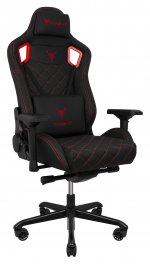 Кресло игровое Бюрократ Knight TITAN, черный/красный (KNIGHT TITAN BR)