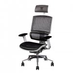 Кресло игровое Thermaltake CyberChair E500 White Edition, черный/белый (GGC-EG5-BWLFDM-01)