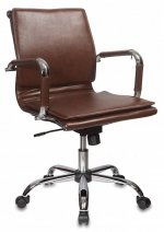 Кресло офисное Бюрократ CH-993-LOW коричневый (CH-993-LOW/BROWN)